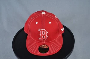 New Era Boston Red Sox 59Fifty 5950 Mütze 7 3/8 Fitted Rot Neu Rillo Logo - Bild 1 von 6