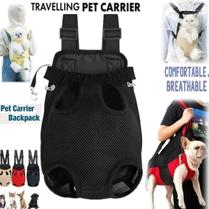 Adjustable Pet Front Cat Protable Dog Carrier Backpack,Pet Travel For Hiking UK - Picture 1 of 10