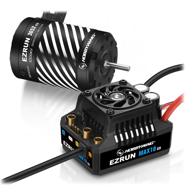 Hobbywing Ezrun MAX10 G2 80A Combo mit 3652SD-3300kV 3,175 Welle - Bild 1 von 1