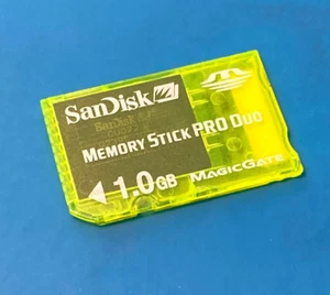 Sandisk 1GB Memory Stick PRO Duo Memory Card, Quality Genuine Card - Picture 1 of 1