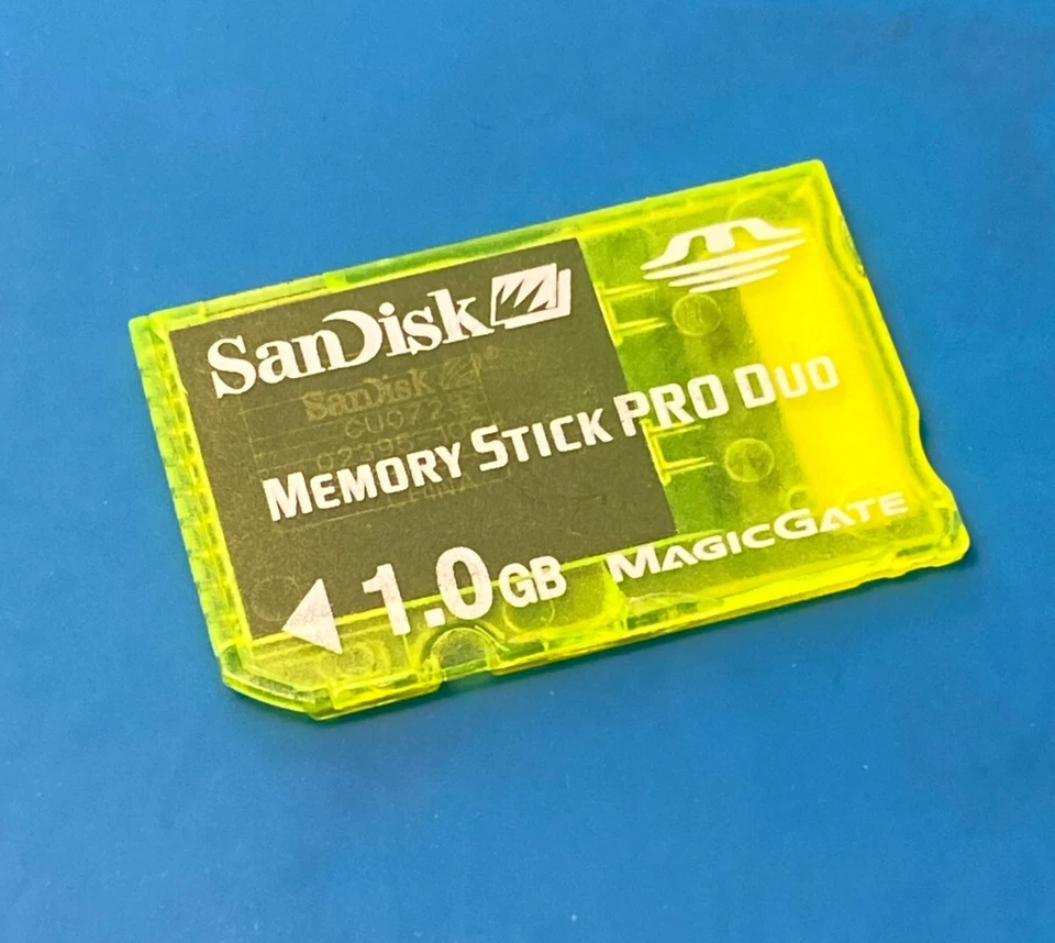 Sandisk 1GB Memory Stick PRO Duo Memory Card, Quality Genuine Card - Image 1 of 1