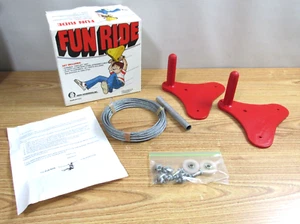 FUN RIDE TROLLY ZIP LINE CABLE RIDE DAVIS GRABOWSKI INC USA ITEM NO 30/1000 - Picture 1 of 12