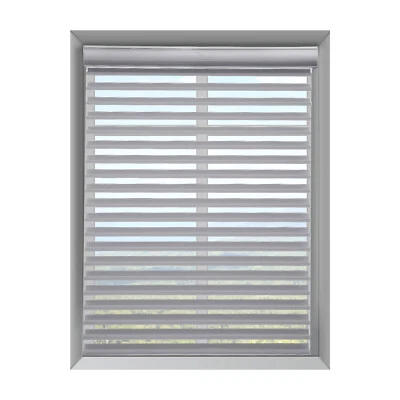 Persianas Shangri-la filtradoras de luz de moda persianas enrollables persianas de ventana de doble capa Foto 1 de 4