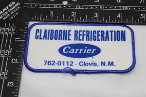 Sew On Patch Claiborne Refrigeration Carrier Clovis New Mexico 4.5'' x 2.25'' - Picture 1 of 1
