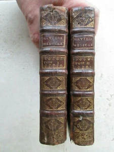 PITTON DE TOURNEFORT : MATIERE MEDICALE, usage des médicaments, 1717. 2 vol. - Picture 1 of 12