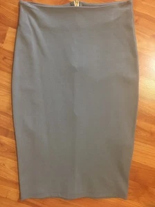 NEU APT No 8 Damen Bleistiftrock grau knielang Gr. Small  - Bild 1 von 2