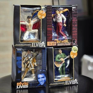 Lot Of 4 Trevco Elvis Presley Holiday Collectible Ornaments - Picture 1 of 2