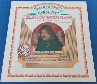 CAPTAIN BEEFHEART  - UNCONDITIONALLY GUARANTEED   1985   UK   REISSUE    VIRGIN - Image 1 of 4