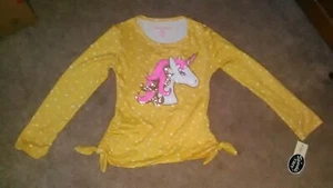 Toddler Girl Unicorn Long Sleeve Shirt Size M 5/6 * Brand New W/ Tags! - Picture 1 of 6