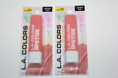 L.A Colors Just Vibin Lipstick C37310 Hush Lot Of 2 In Box - Image 1 of 2