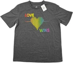 New Pride American Dream Team Network Rainbow Love Wins T-Shirt Size XL Tee - Picture 1 of 2