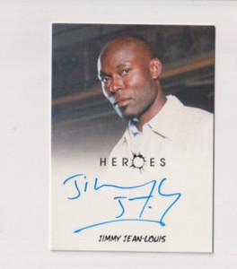 JIMMY JEAN-LOUIS AUTOGRAPH 2010 HEROES "RENE" AUTO RITTENHOUSE ARCHIVES CARD