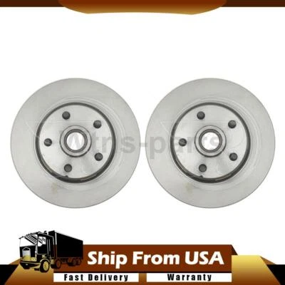 2x Conjunto de rotor y buje de freno de disco delantero Raybestos para Comet 1967-1967 Foto 1 de 4