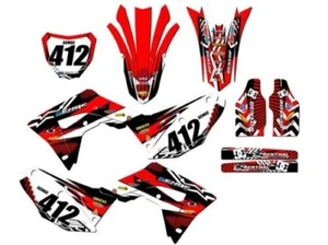 2017-2018 CRF 450 RX MAYHEM Red Senge Graphics Kit Compatible with Honda - Picture 1 of 10