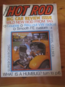 MAGAZINE AUSTRALIAN HOT ROD MAY 1971 GREAT *** MUST SEE ** - Picture 1 of 2