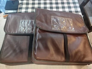 2 Burgundy Pizza Delivery Warmer Bags, Very clean inside-No Smell in either. - Picture 1 of 8