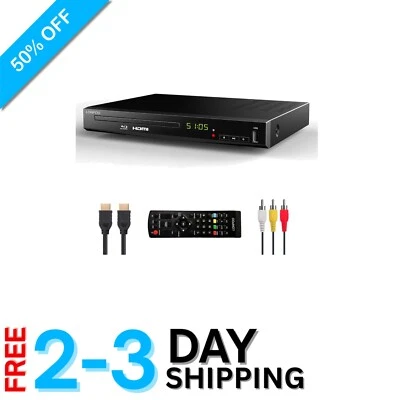 Versátil reproductor de Blu-ray con antichoque, salida coaxial y múltiples formatos Foto 1 de 4