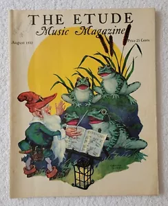 THE ETUDE MUSIC MAGAZINE AUGUST 1932 - Picture 1 of 24