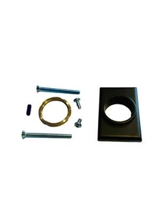 Atlas 61542 Aluminum Mortise Cylinder Mounting Pad for AHT Series Black - Picture 1 of 1