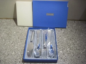Jean Couzon Orfevre France Lyrique Contrast Hostess Set New Sealed Retired* Rare - Picture 1 of 8