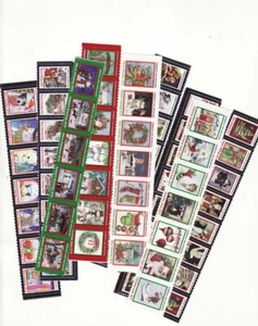Colección de sellos de Navidad de Estados Unidos de diseño nacional ALA 2010-2024, según sea necesario - Imagen 1 de 15