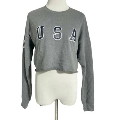 Onzie S/M Top Pullover Sudadera Recortada EE. UU. Foto 1 de 4