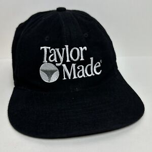Vtg Taylormade Find Your Game Golf Hat Embroidered Promo Strapback Cap Made USA