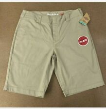 Dickies Juniors Flex Khaki Bermuda Shorts Size 15/32 Flex Utility Twill