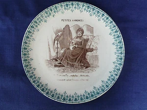 ANCIENNE ASSIETTE SARREGUEMINES DV - PETITES ANNONCES n° 5 - Imagen 1 de 1