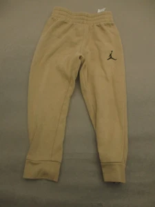 Pantalones deportivos Air Jordan talla 3-4 años niños unisex beige mezcla de algodón 103 - Imagen 1 de 7