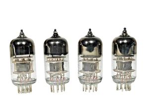PLATINUM MATCHED QUAD 6N3P-DR/2C51/6385/ECC42 Russian Double Triode  NOS/NIB - Picture 1 of 6