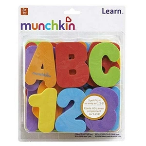 Munchkin Bath Letters & Numbers Toys Tub-Side Learning while Bathing 36 Count - Picture 1 of 3