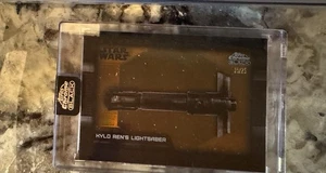 2024 Topps Chrome Black Star Wars Kylo Ren’s Lightsaber Orange /25 - Bild 1 von 3