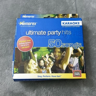 Memorex Karaoke Ultimate Party Hits + graphics Karaoke -3 CD - Box Set 50 Songs - Image 1 of 3