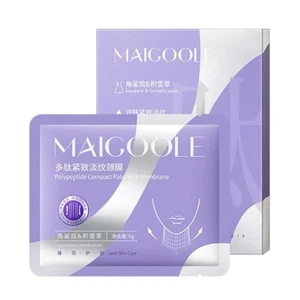 Mascarilla reafirmante antiarrugas para el cuello con péptido Maigoole 5 un./caja, hidratación hidratante - Imagen 1 de 15