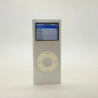 Apple iPod Nano 2nd Generation Silver 2GB MP3 A1199 MA426LL/A - Tested - Image 1 of 4