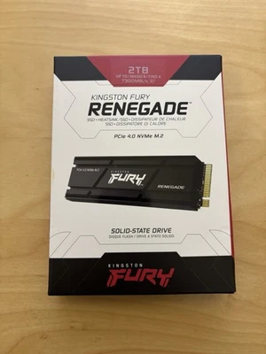 Kingston FURY Renegade 2TB PCIe 4.0 NVMe M.2 SSD -Black (SFYRDK2000G) - Image 1 of 2