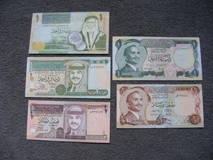 B330w Jordan Banknotes x 5 as pictured UNC FREE POSTAGE - Picture 1 of 7