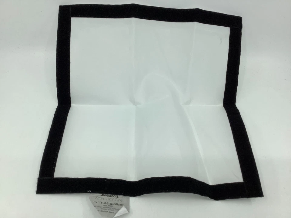 Westcott Scrim Jim Cine Full-Stop Diffuser Fabric (1 x 1')-Small hole in fabric - Image 1 of 1