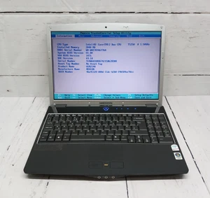 Medion 2858 Laptop 1.5 GHz Windows Vista 160 GB Hard Drive DVD Drive - Picture 1 of 22