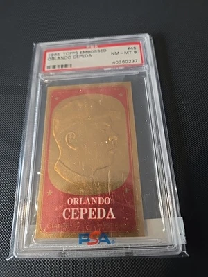 Topps 1965 en relieve #45 Orlando Cepeda Foto 1 de 4