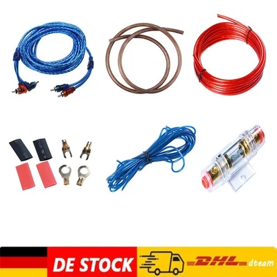 Kabelset Anschluß Endstufe Verstärker AMP Subwoofer Auto Audio Kabel Wire - Bild 1 von 4