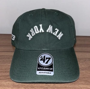 ’47 Clean Up New York Jets Upside Down Flip Green NFL Strap Back Hat Cap Neu - Bild 1 von 5