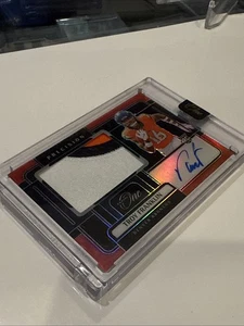 2024 Panini One Troy Franklin RC Precision Rookie Patch Auto #40/60 🔥 Broncos - Picture 1 of 4