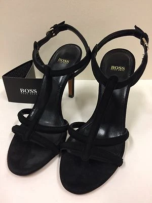 Sandalias Hugo Boss "Biandra" de tacón alto con tiras para mujer Foto 1 de 4