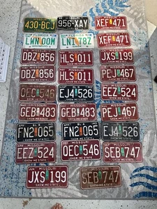 26 Vintage License Plates - Vehicle & Trailer Plates - Picture 1 of 1