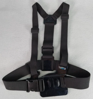 Genuine GOPRO Chesty Chest Mount Body Harness Black Angle Mount - Image 1 of 4