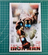 Invincible Iron Man #500 (2011) 1st App Ginny Stark Marvel Comics Larroca Vol. 1