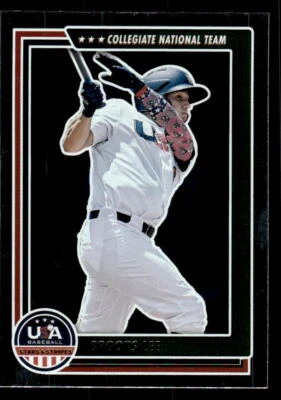 Brooks Lee 2022 Panini USA Baseball Stars & Stripes #17 Longevity - Image 1 of 2