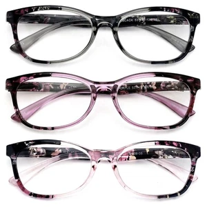 3 Pairs Women Comfortable Lightweight Reading - Glasses Mosaic Art Readers 7016 - Picture 1 of 9